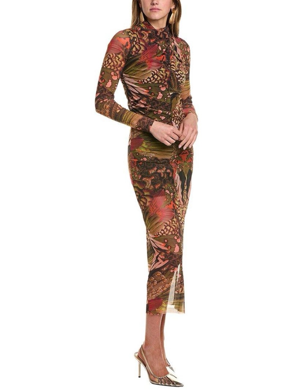 AllSaints Tia Gene Midi Dress